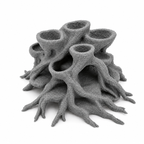 Grot Aquarium Plantenbak – Natuurlijk Houten Stijl Schuilplaats met Plantenbakjes